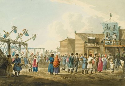 Ein russischer Jahrmarkt von Carl Kollmann
